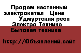 Продам настенный электрокател › Цена ­ 12 000 - Удмуртская респ. Электро-Техника » Бытовая техника   